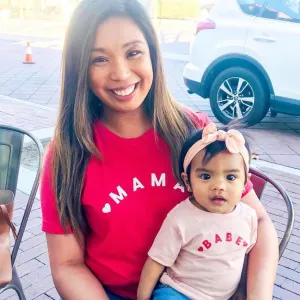 ❤️ MAMA/BABE ❤️ - Set of 2 Tees