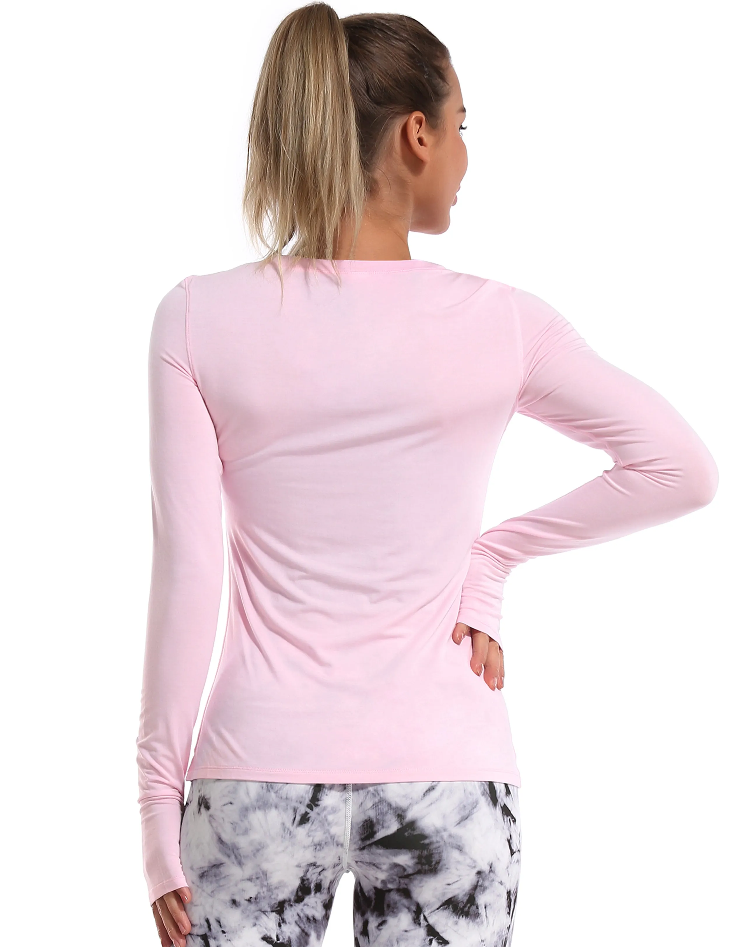 Athlete Long Sleeve Tops lightpink_Jogging