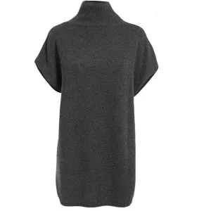 Cashmere Short Sleeve Turtleneck