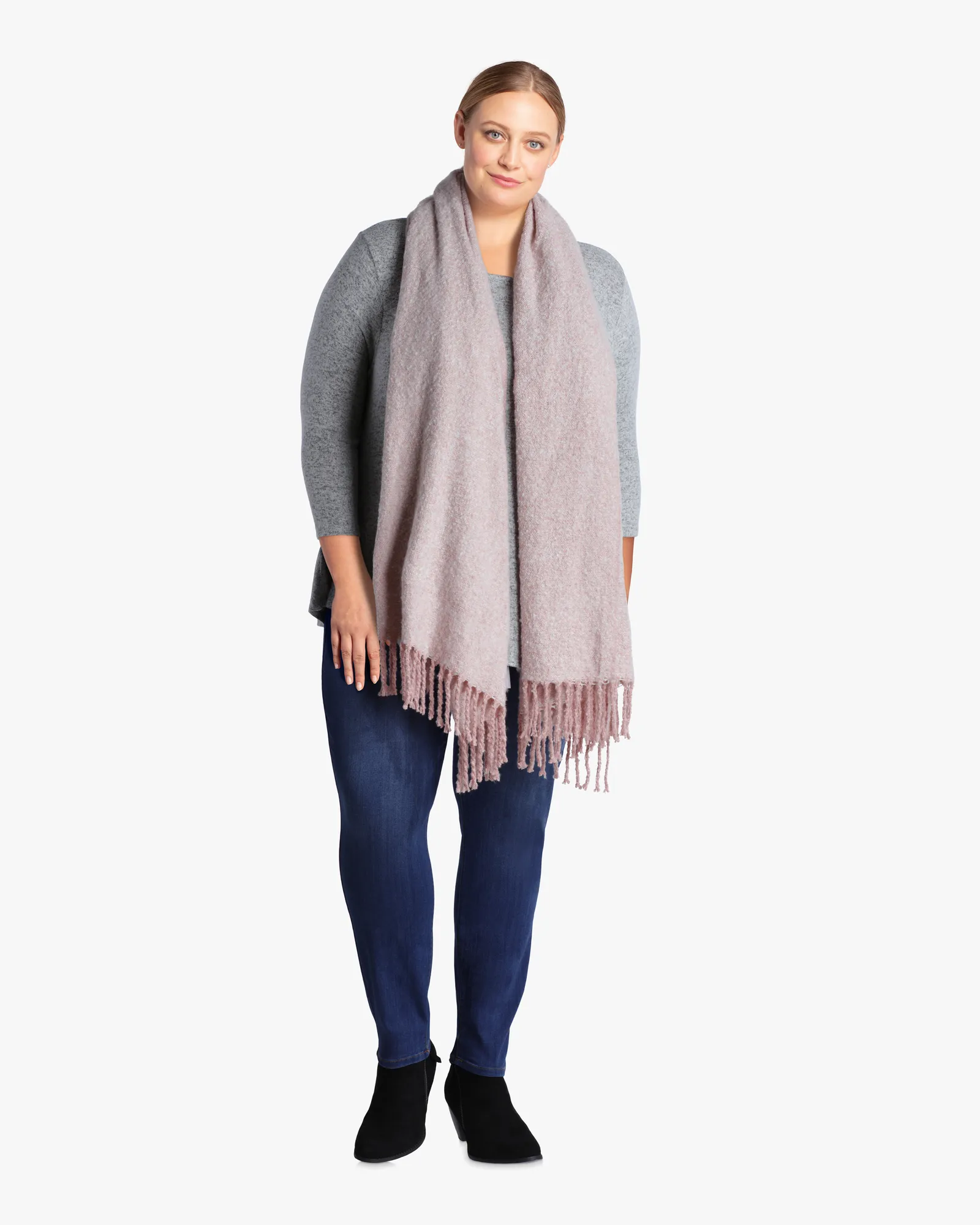 Christine Cold Weather Scarf | Pink