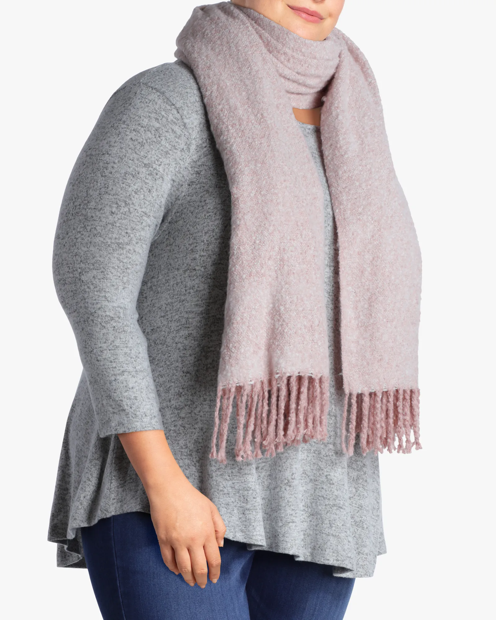 Christine Cold Weather Scarf | Pink