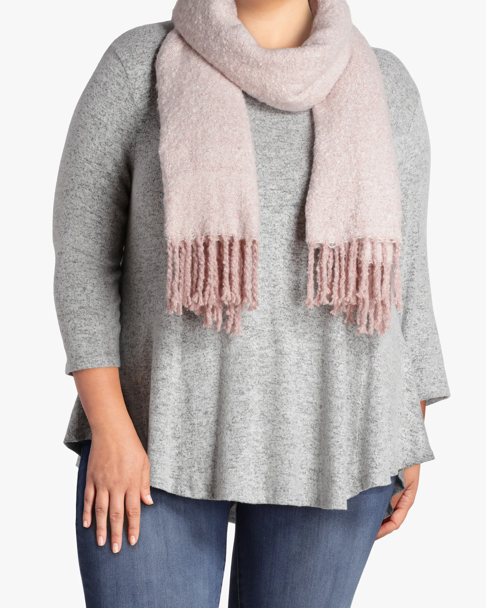 Christine Cold Weather Scarf | Pink