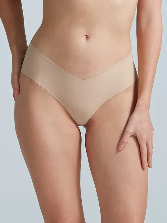 Commando: Seamless Boyshort Brief - Beige