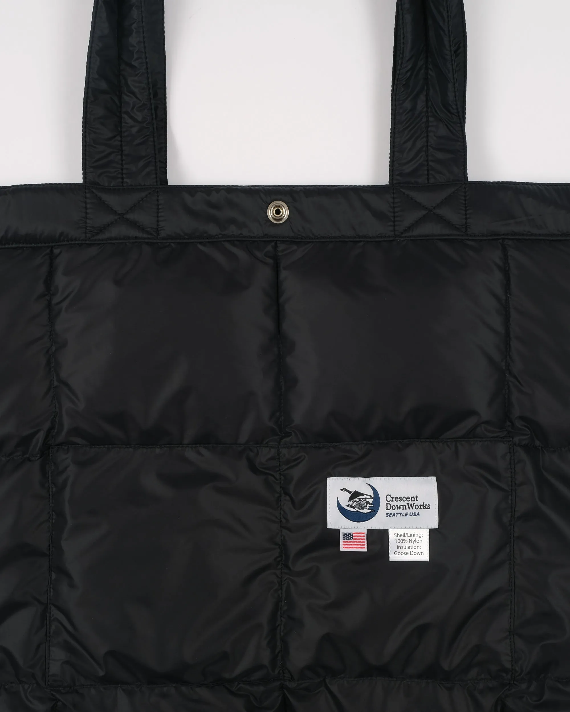 Down Tote - Streakfree Nylon - Black