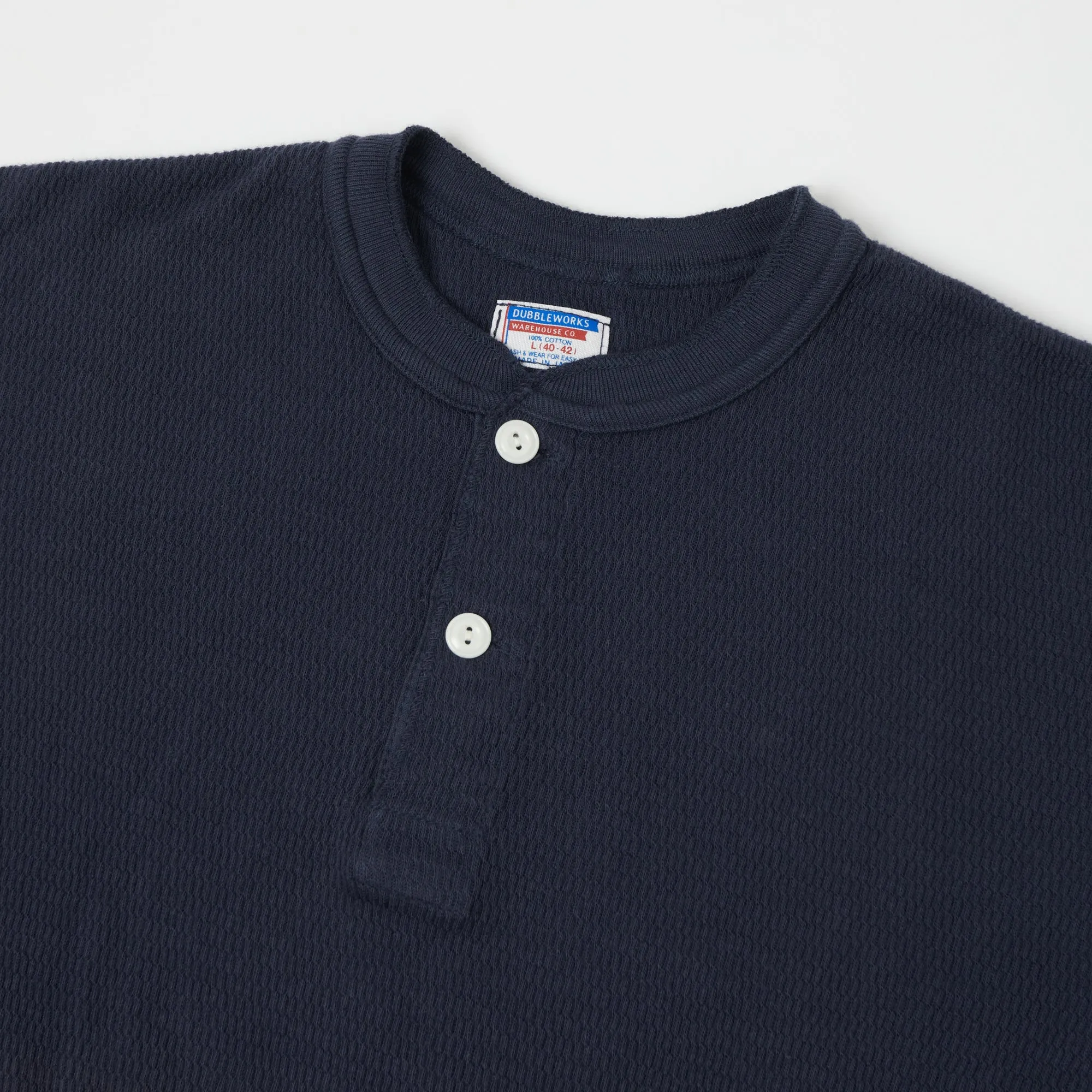 Dubbleworks Thermal Henley - Navy