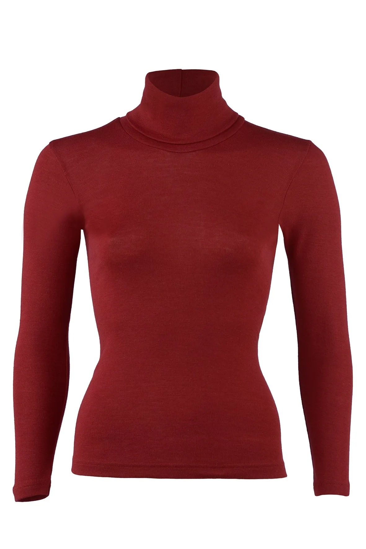 Engel Women Turtleneck, Merino Wool/Silk