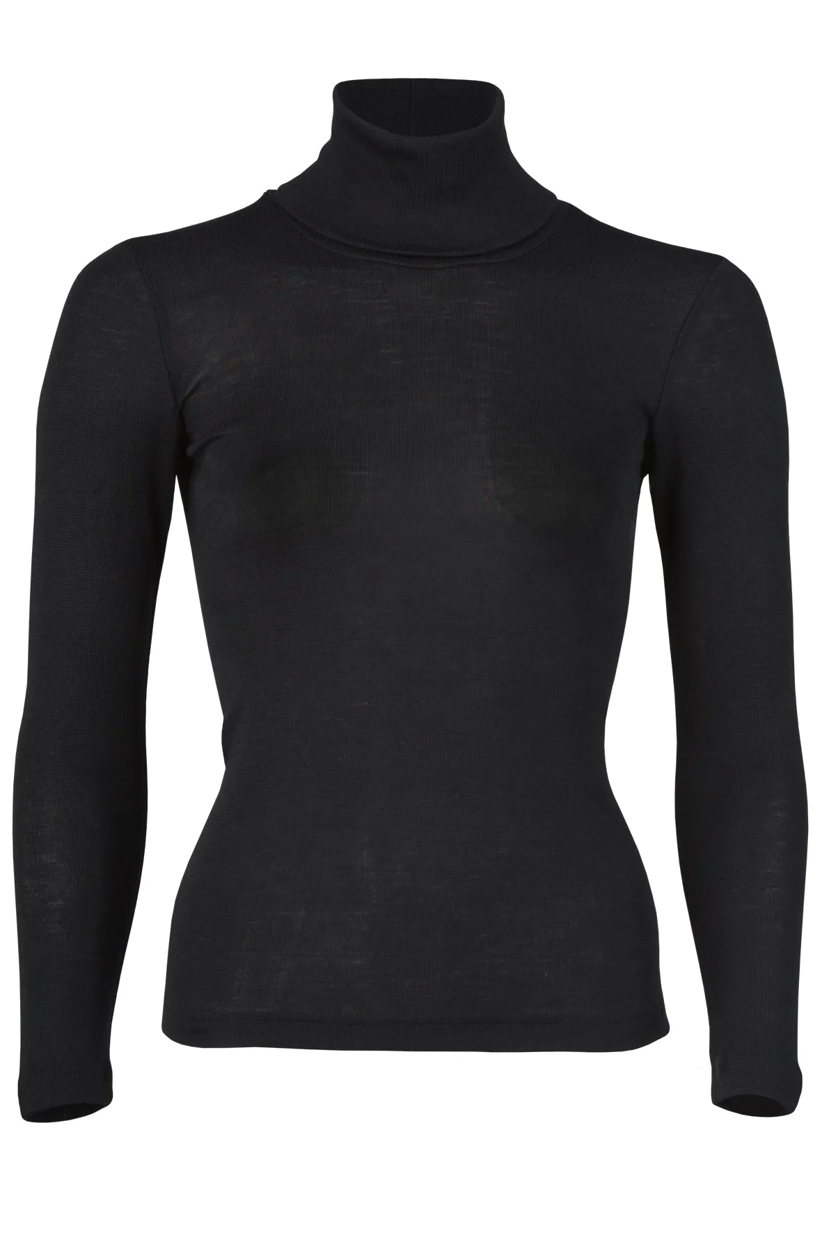 Engel Women Turtleneck, Merino Wool/Silk