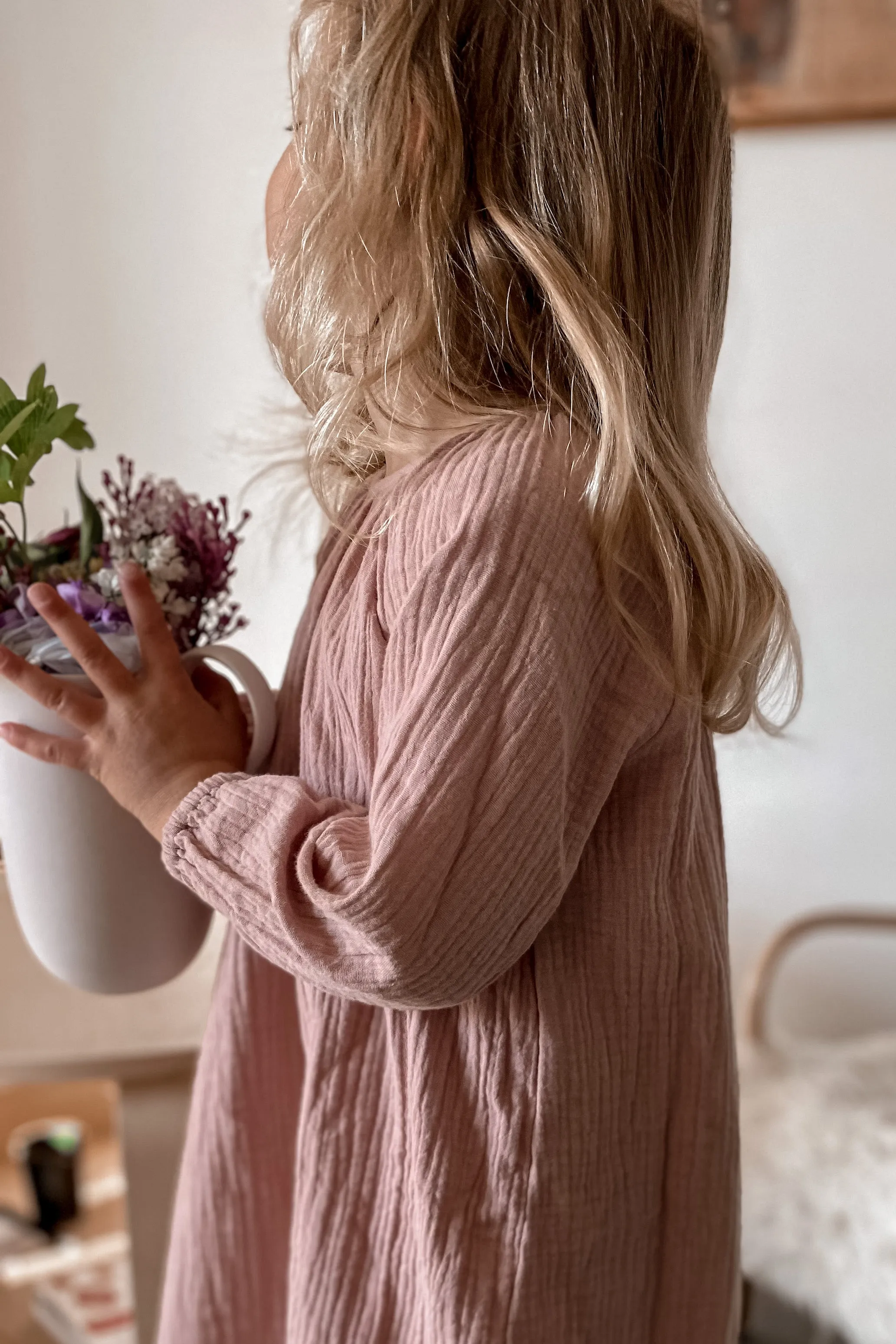 Fawn Dress - Children - Dusty Rose