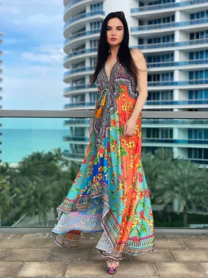 Floral exotic Hawaii dress