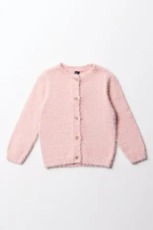 Fluffy Cardigan Pink