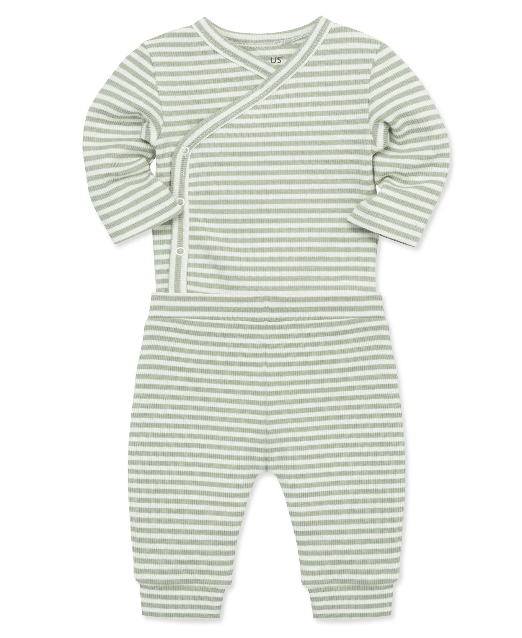 Focus Kids Foliage Bodysuit & Pant Set (3M-12M)