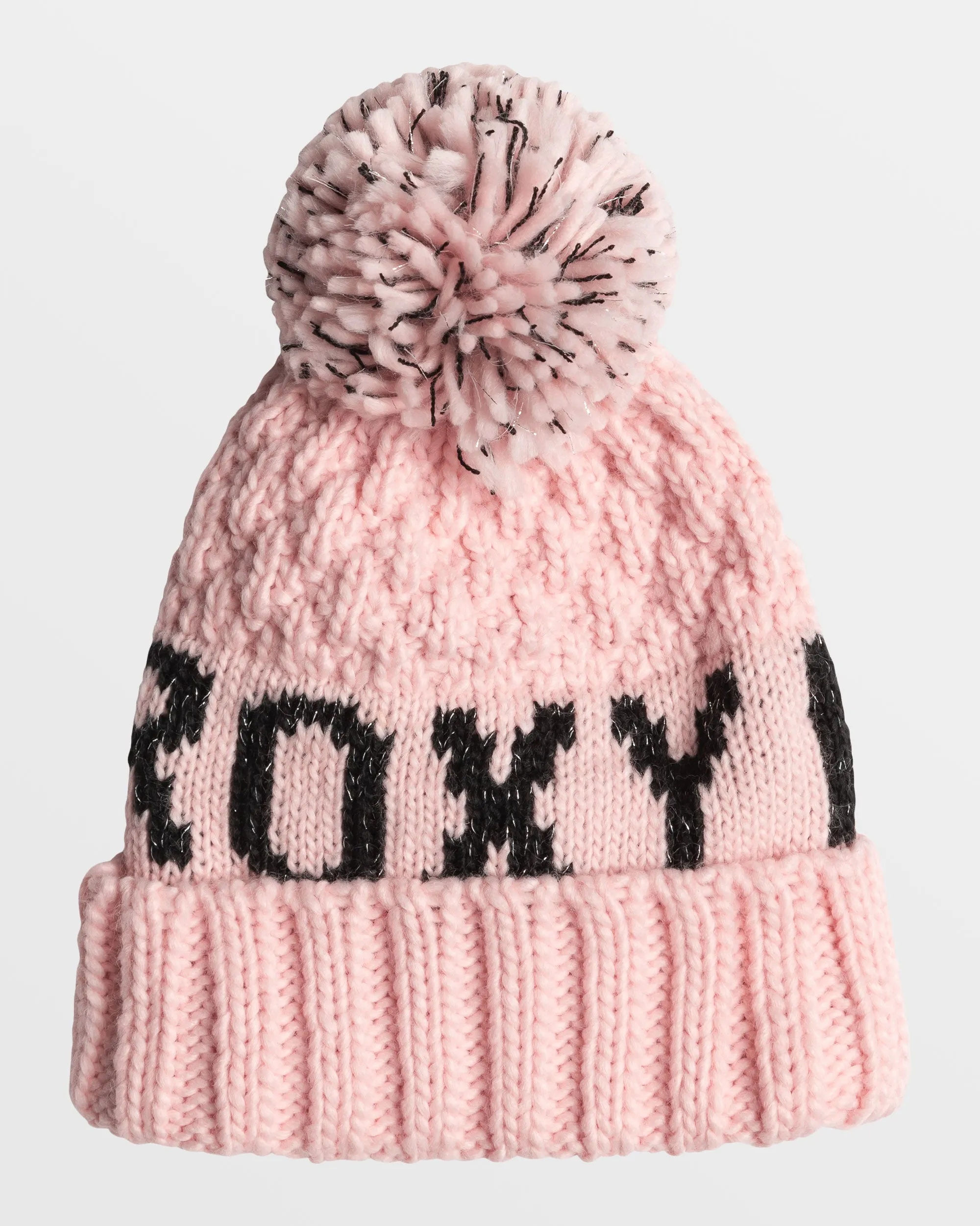 Girls Tonic Cuff Beanie - Pink Salt