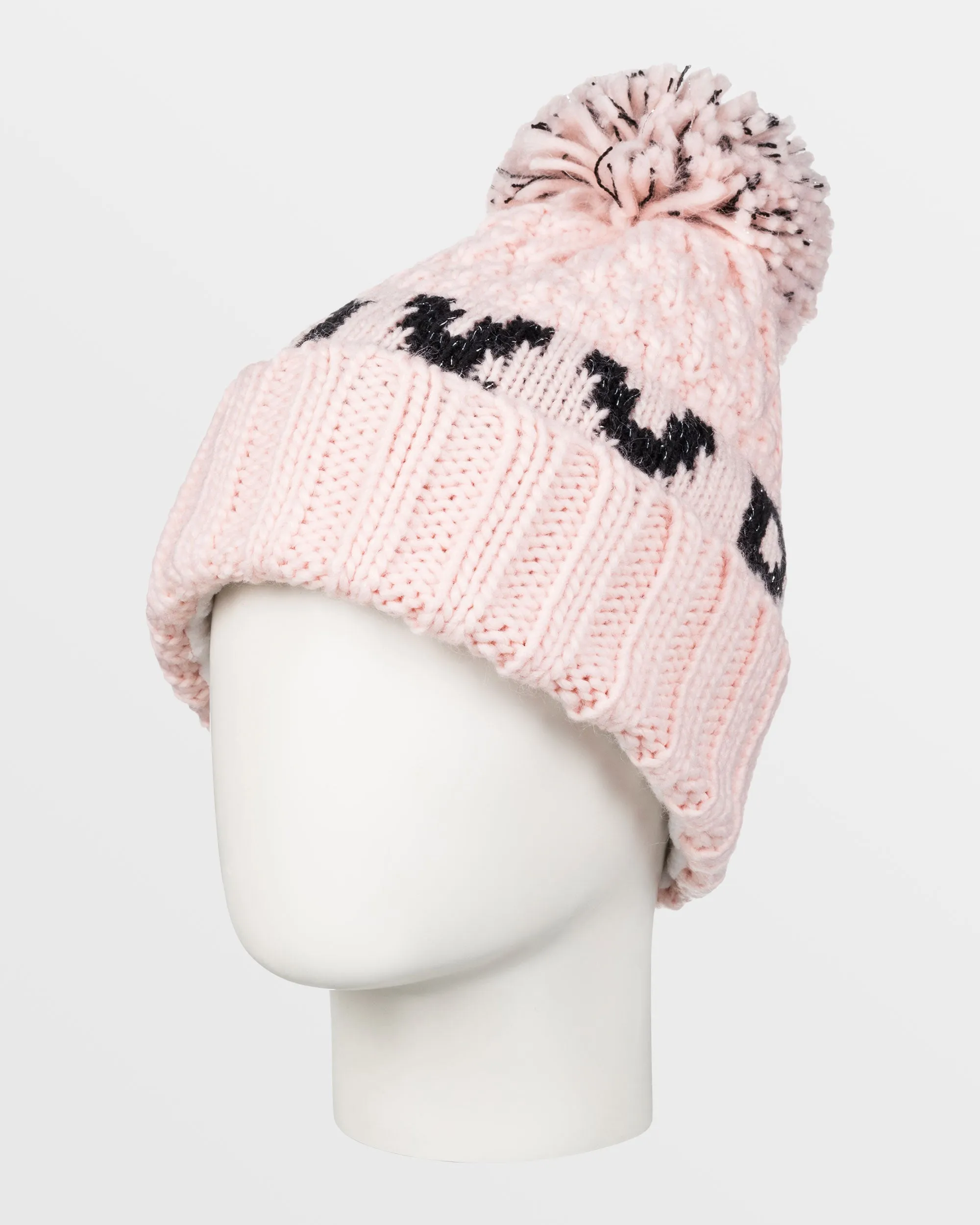 Girls Tonic Cuff Beanie - Pink Salt