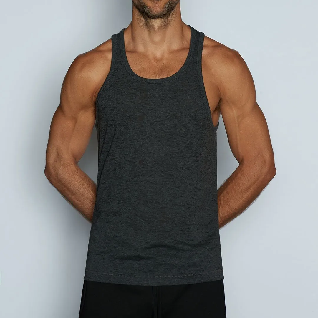 Hand Me Down Relaxed Tank Coal Heather