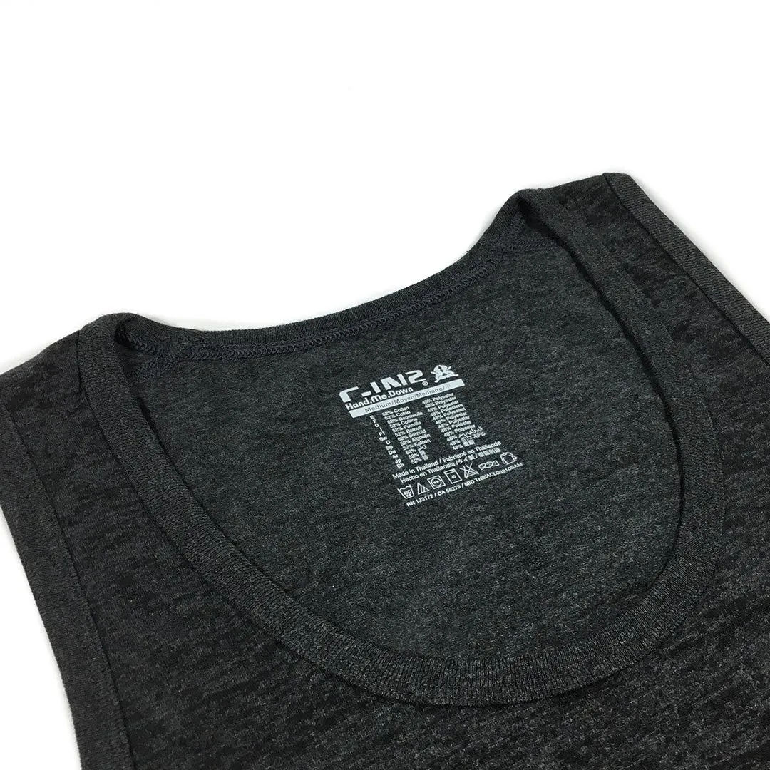 Hand Me Down Relaxed Tank Coal Heather