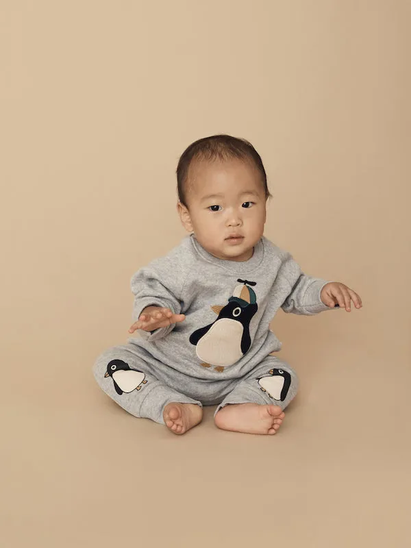 Huxbaby Cool Penguin Sweatshirt Fleece