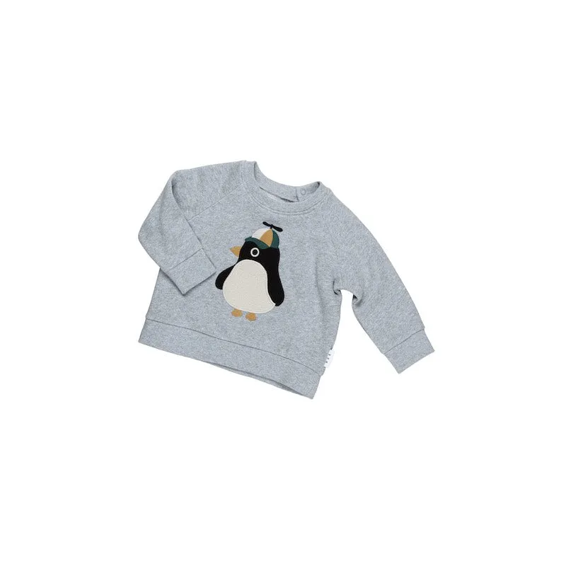 Huxbaby Cool Penguin Sweatshirt Fleece