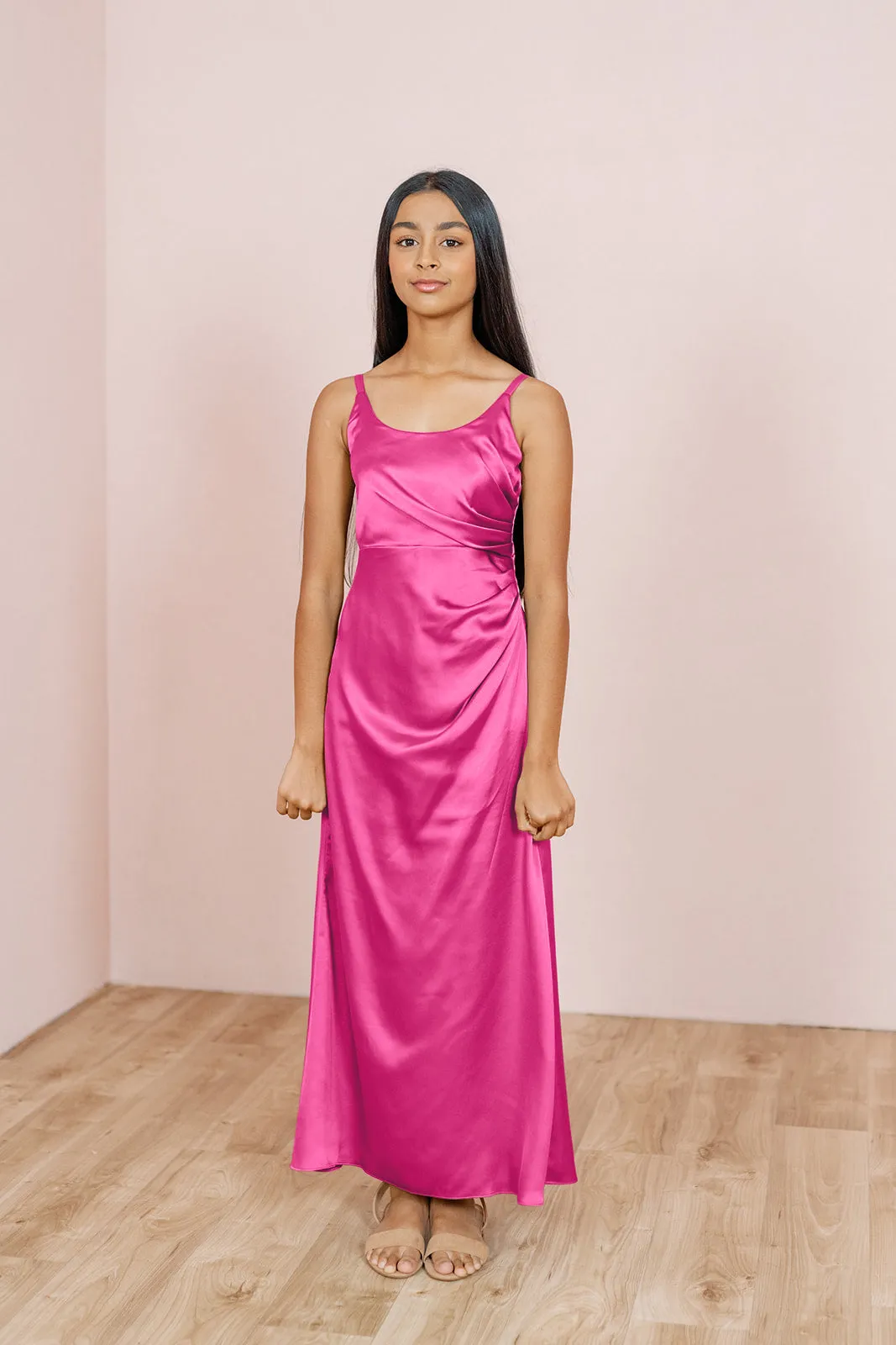 Juniors Rory Satin Dress | Made To Order