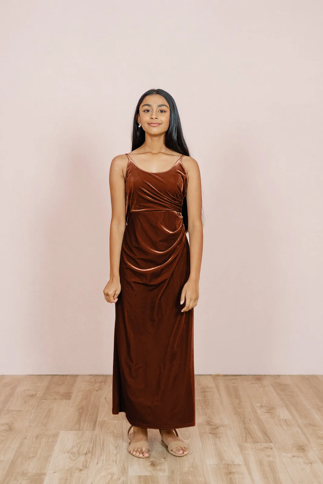 Juniors Rory Velvet Dress | Made To Order