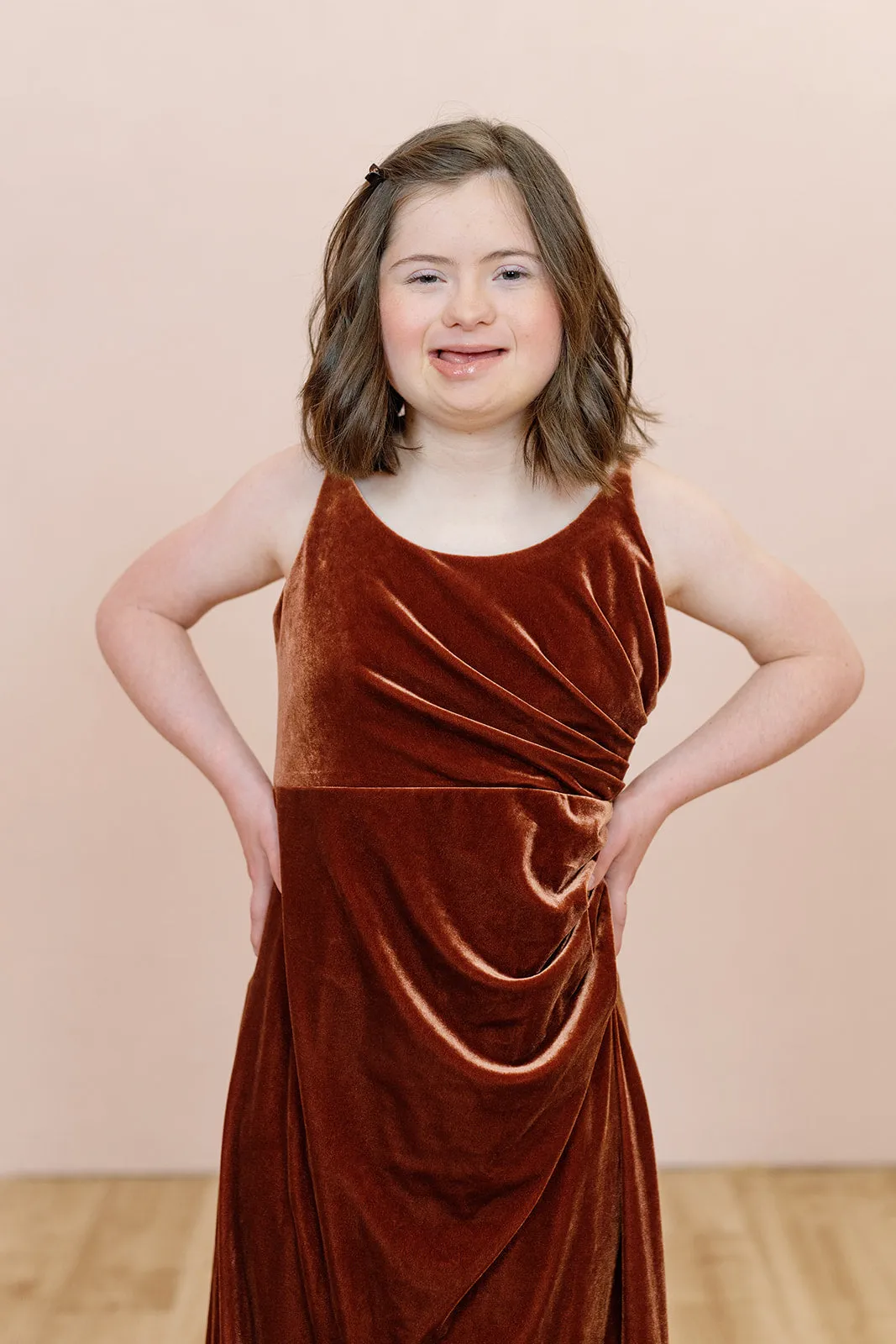 Juniors Rory Velvet Dress | Made To Order