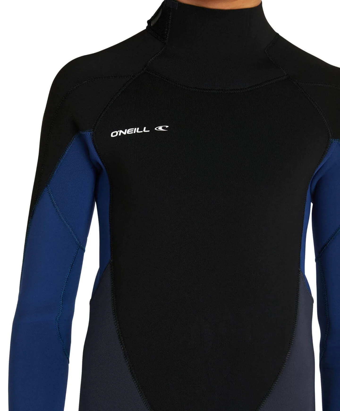 Kid's Defender 4/3mm Steamer Back Zip Wetsuit - Gunmetal