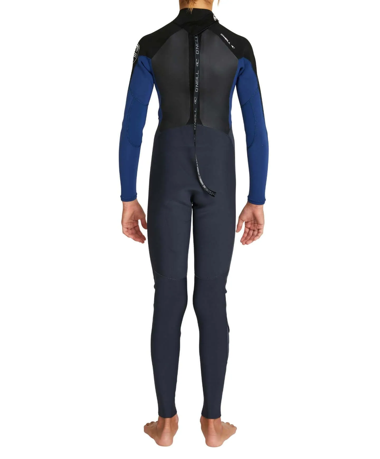 Kid's Defender 4/3mm Steamer Back Zip Wetsuit - Gunmetal