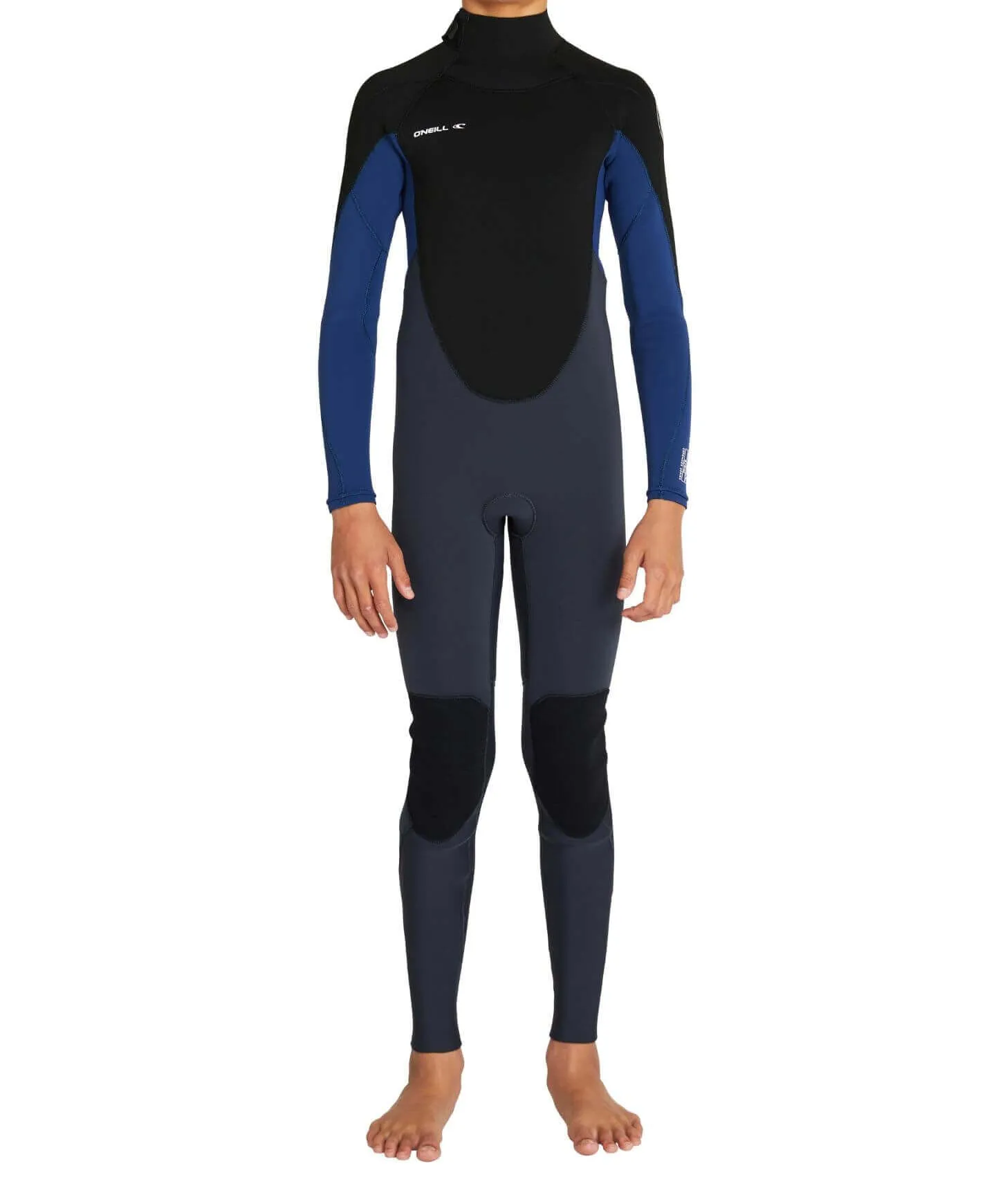 Kid's Defender 4/3mm Steamer Back Zip Wetsuit - Gunmetal