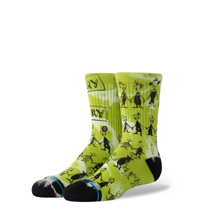 Kids The Grinch x Stance Down In Whovile Crew Socks