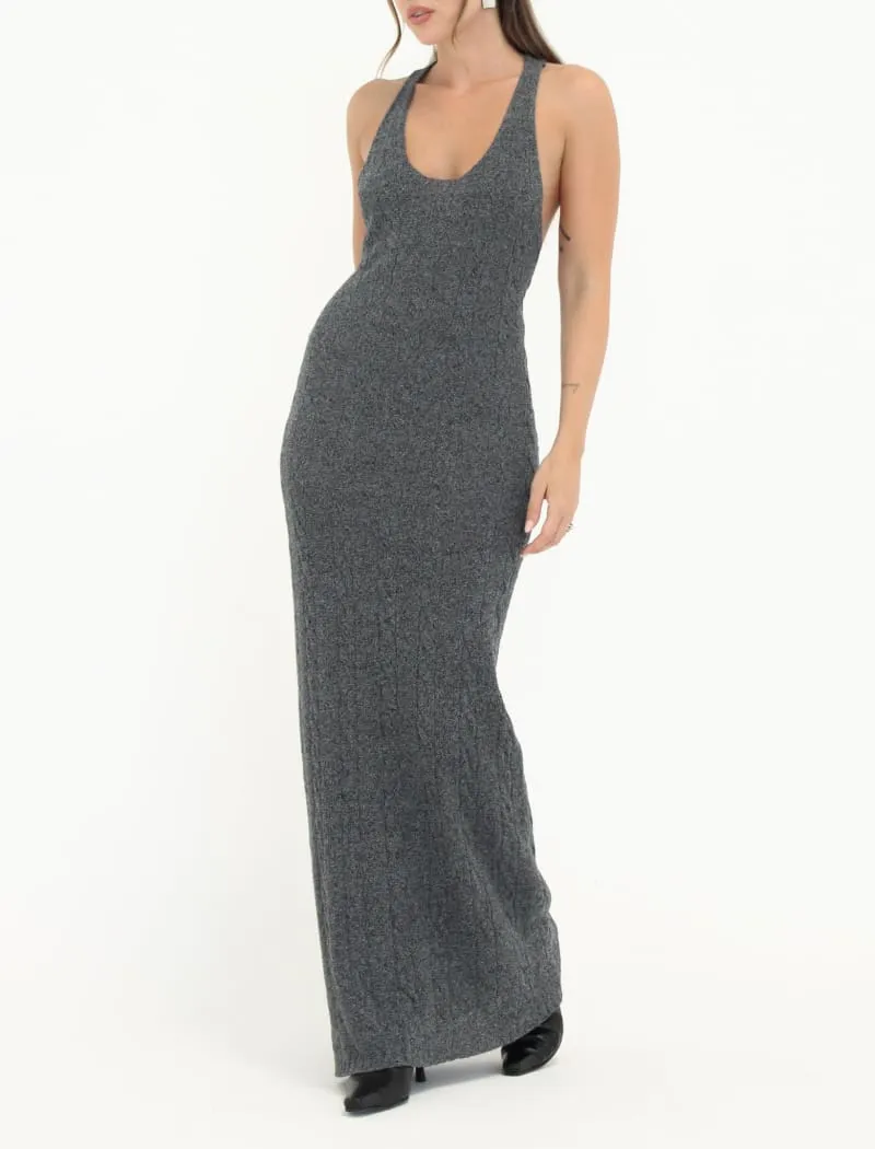 Lakeville Maxi Dress | Smoke Heather