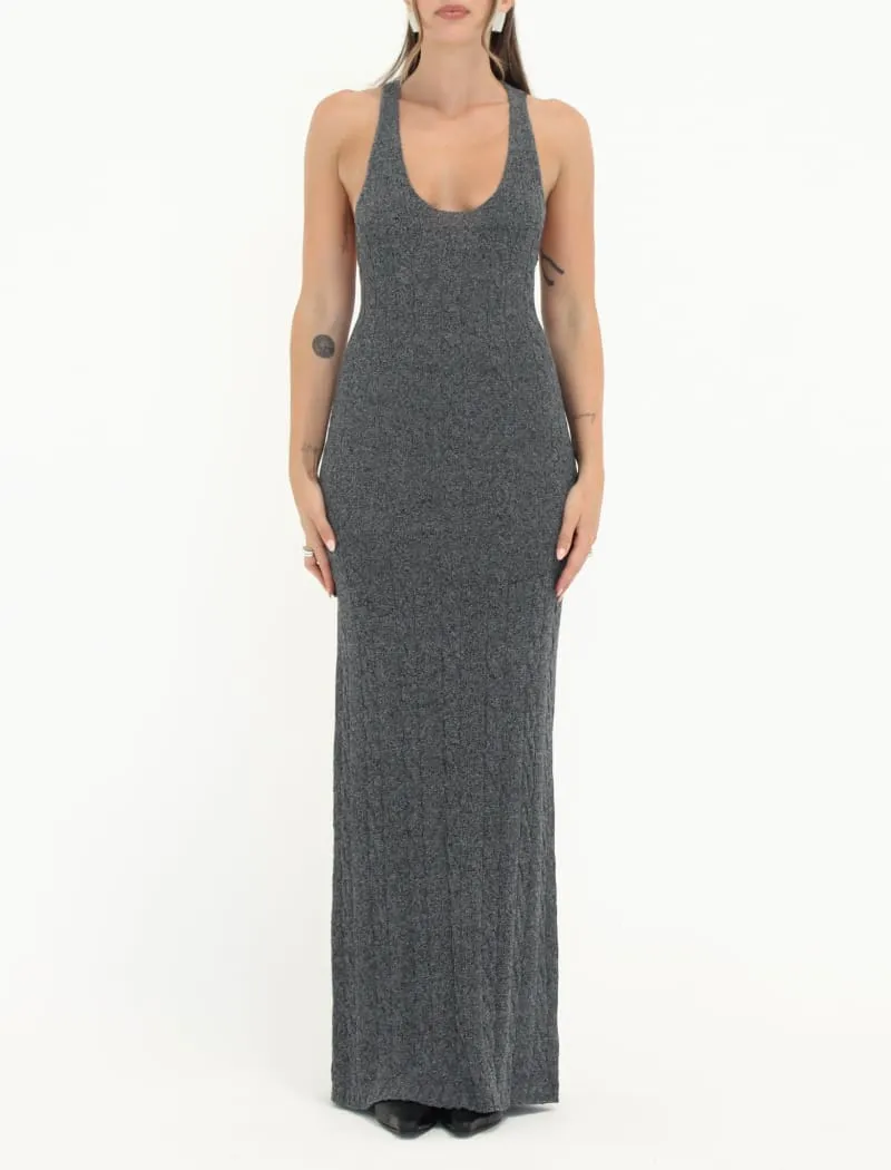 Lakeville Maxi Dress | Smoke Heather