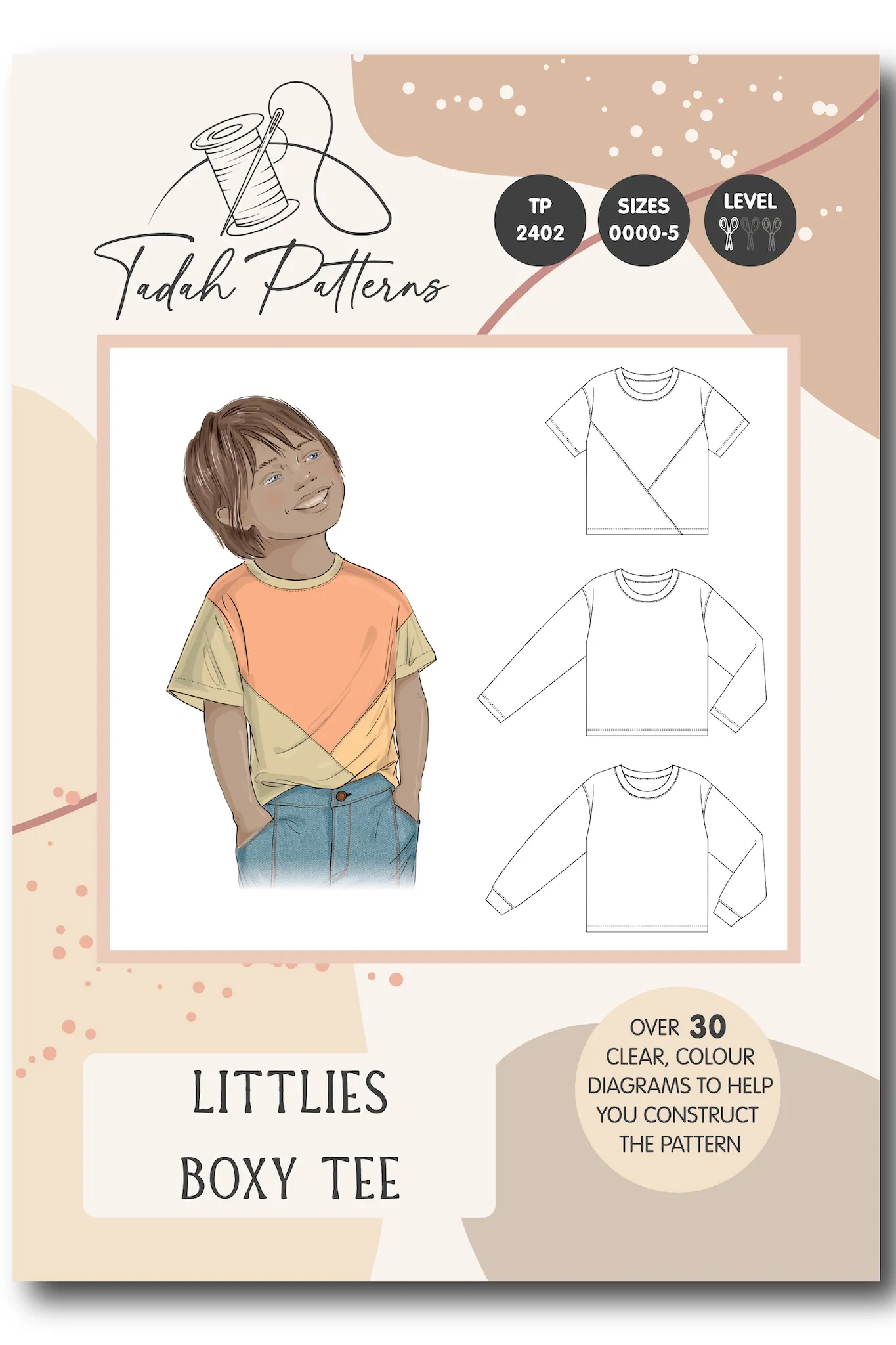 Littlies Boxy Tee Pattern