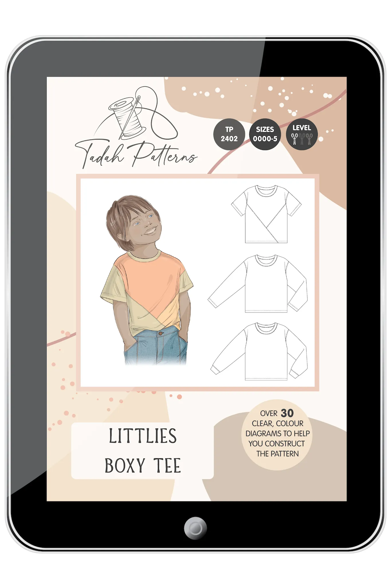 Littlies Boxy Tee Pattern