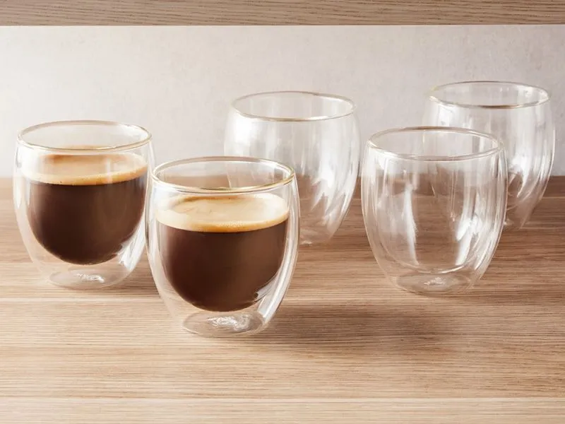 Maxwell & Williams Blend Double Wall Cups Set of 8 - 250ml