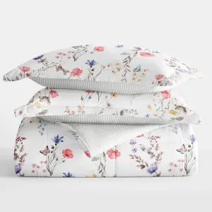 Meadow Floral Reversible Down-Alternative Comforter Set