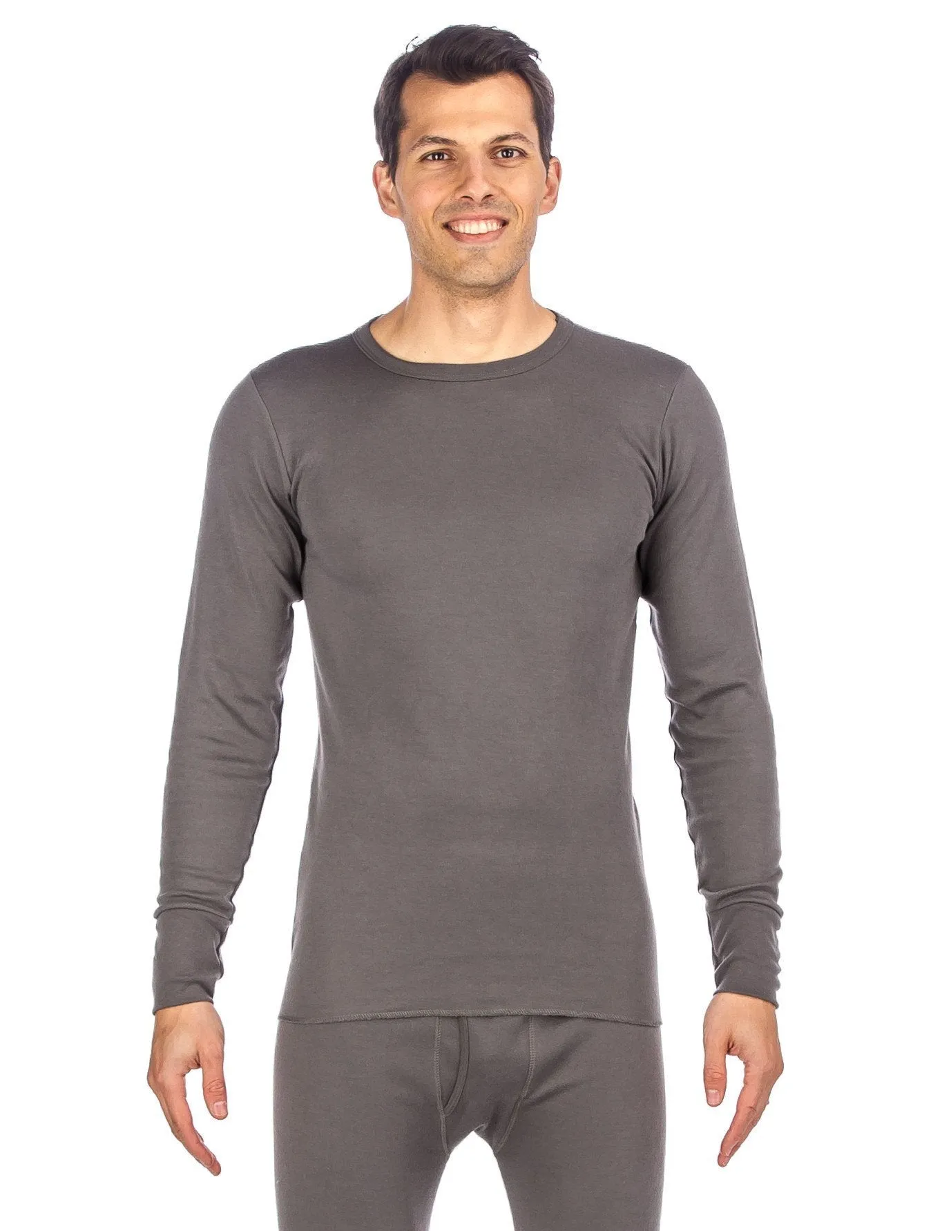 Men's 'Soft Comfort' Premium Thermal Set - Charcoal