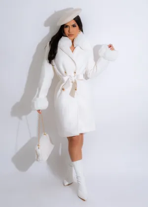 Motive Fur Coat White