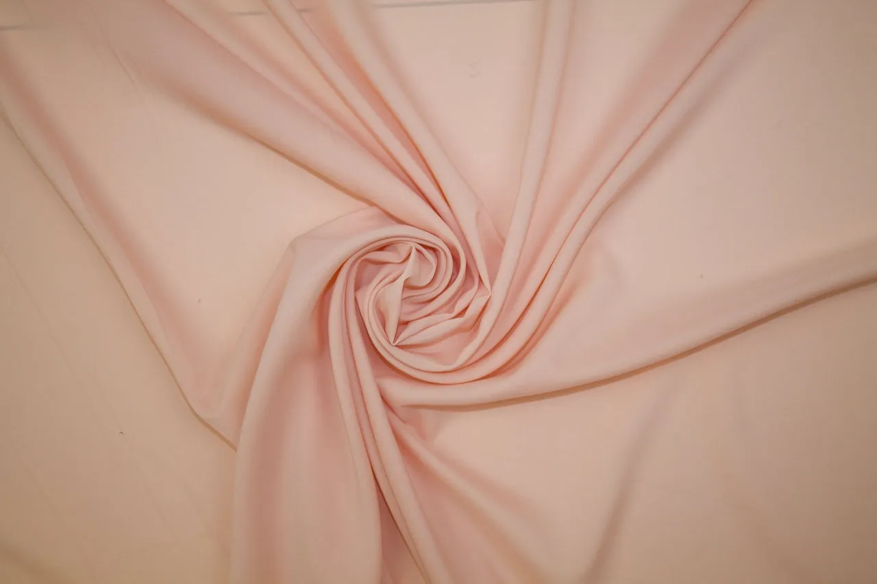 NY Designer Stretch Pongee Lining - Peach Sorbet