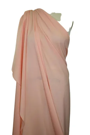 NY Designer Stretch Pongee Lining - Peach Sorbet