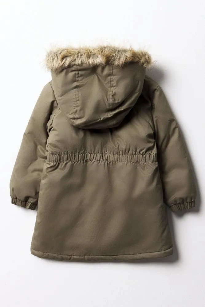 Parka Coat Green