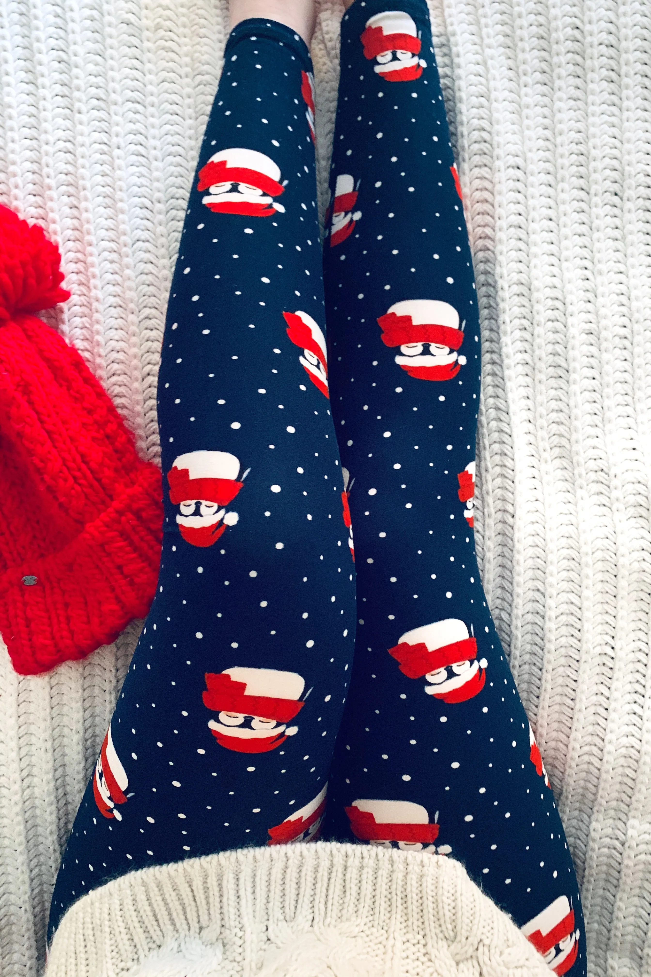 Penguin Navy Print Leggings