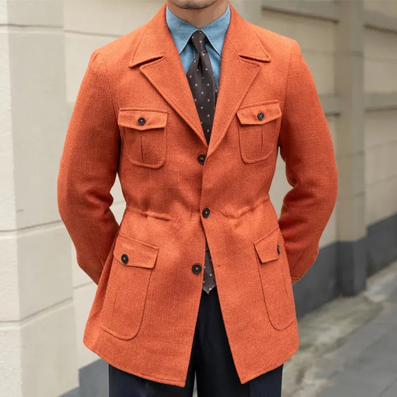 Pockets Single Breasted Trench Coat