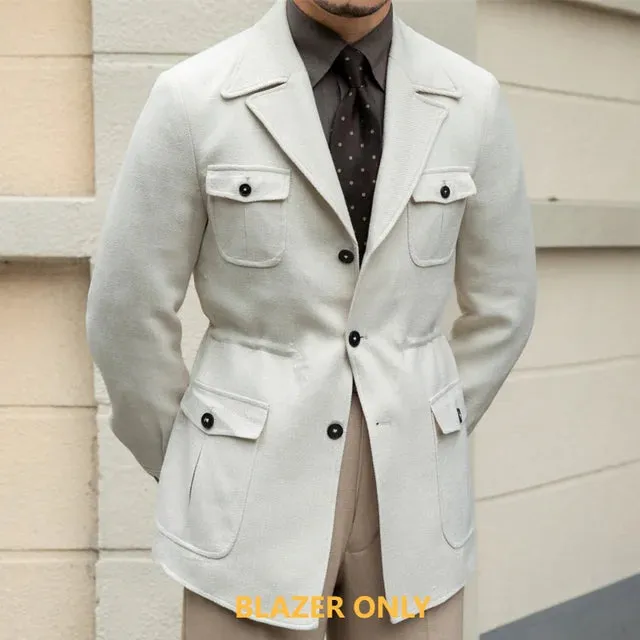 Pockets Single Breasted Trench Coat