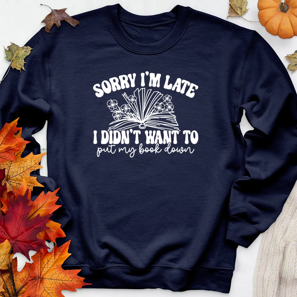 put my book down premium crewneck sweatshirt