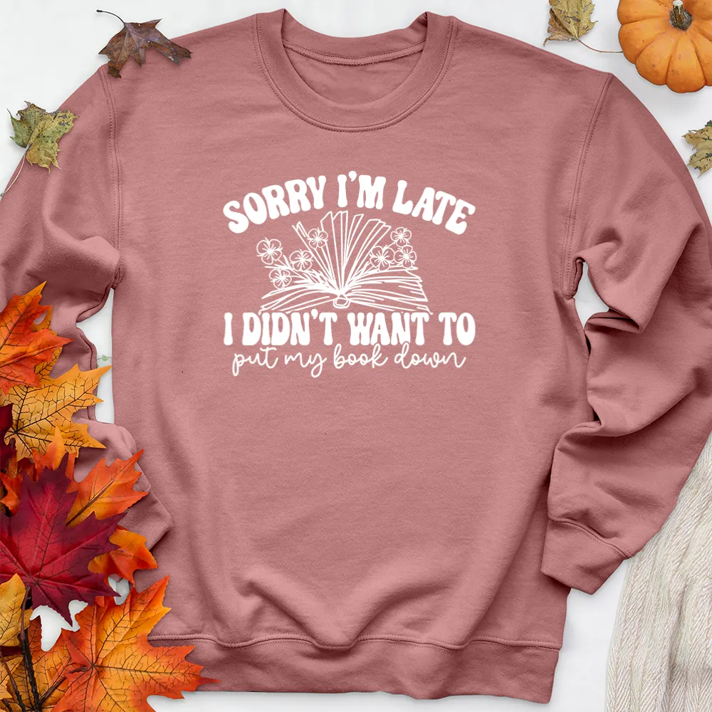 put my book down premium crewneck sweatshirt