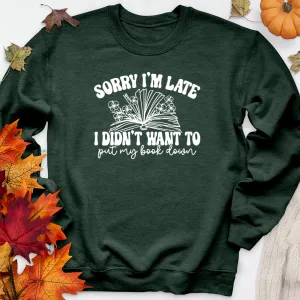 put my book down premium crewneck sweatshirt