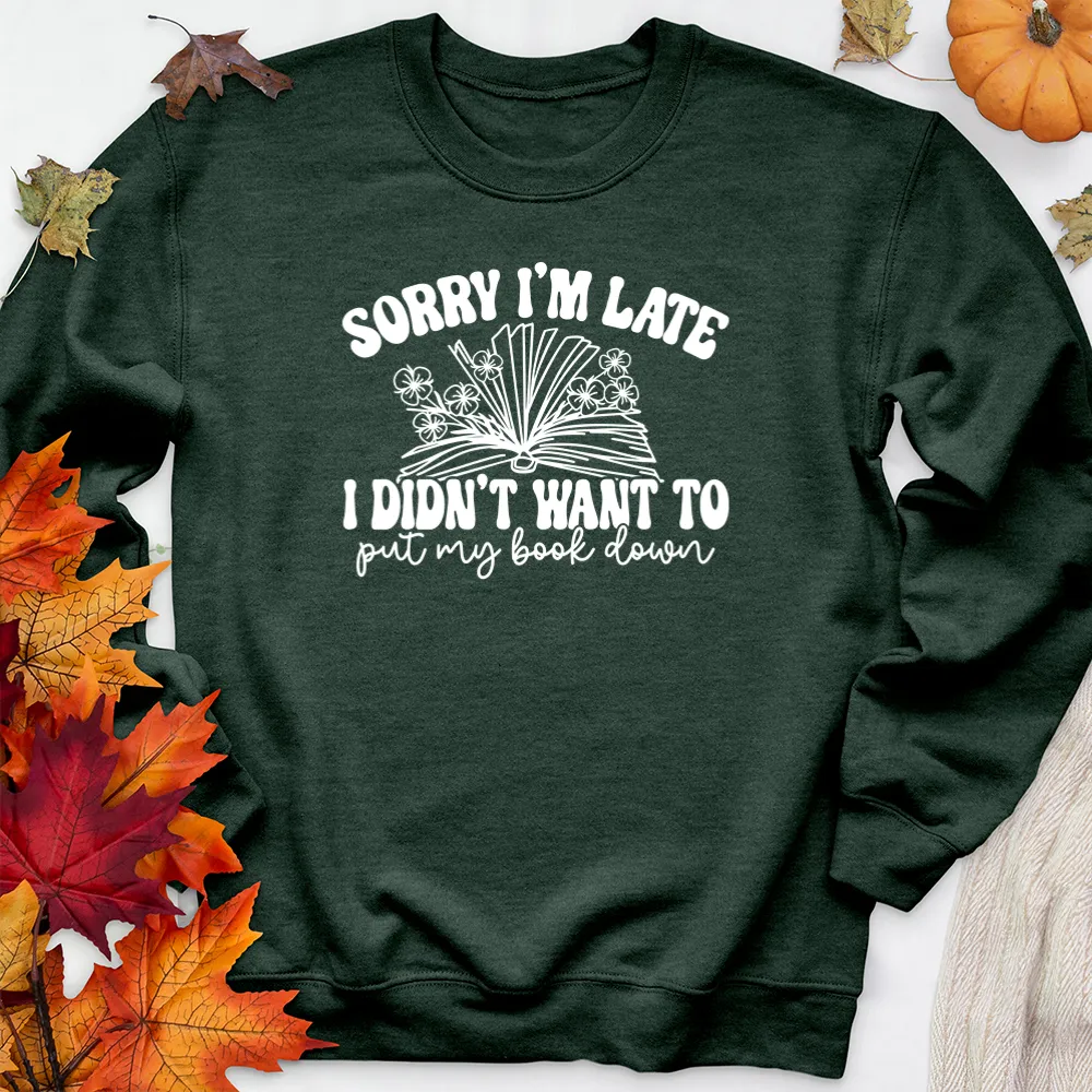 put my book down premium crewneck sweatshirt