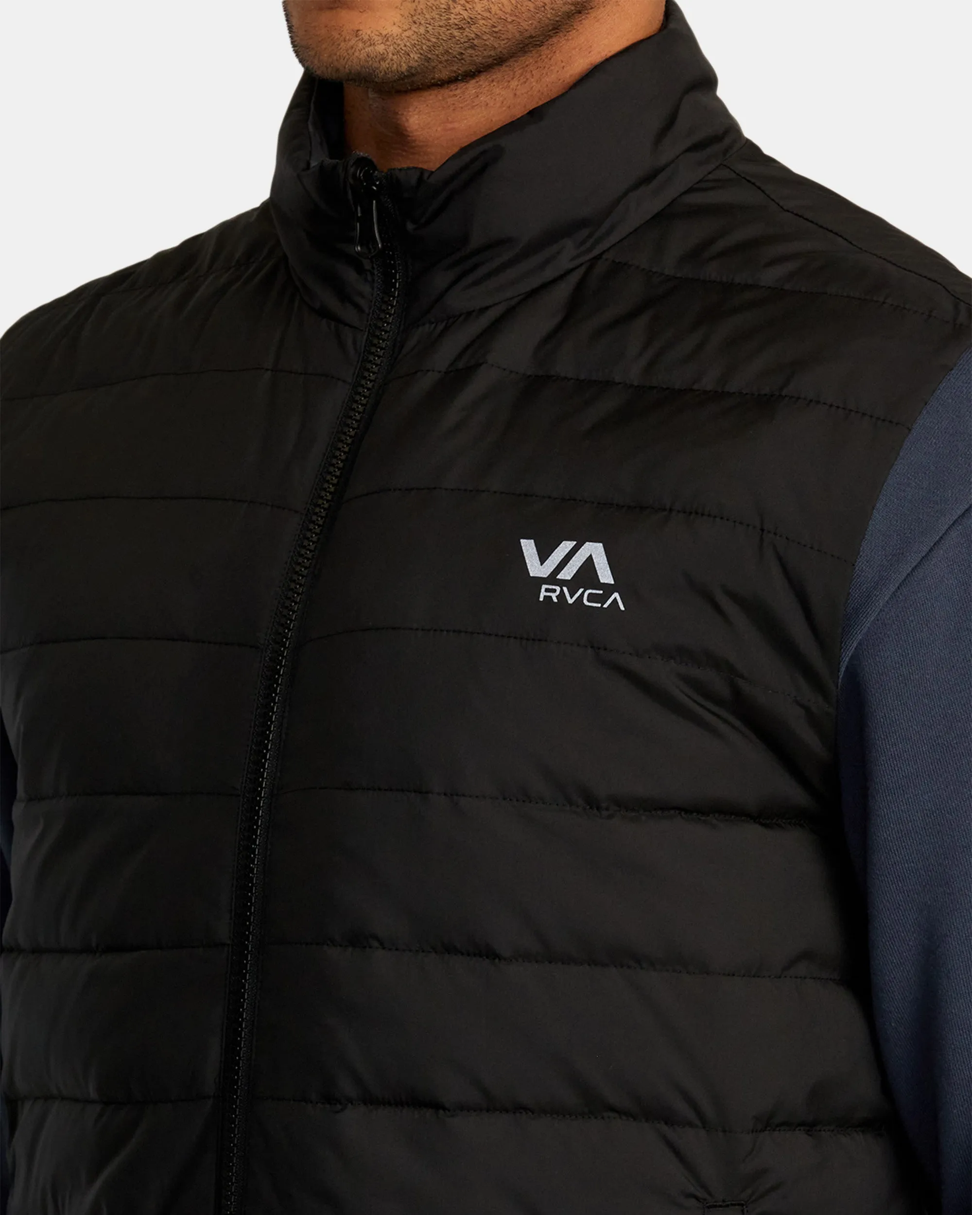 Reversible Puffer Vest - Black