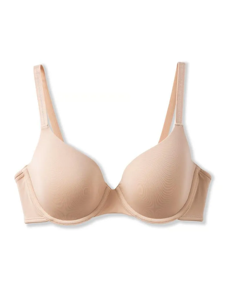 Sensitive lightly padded underwire bra