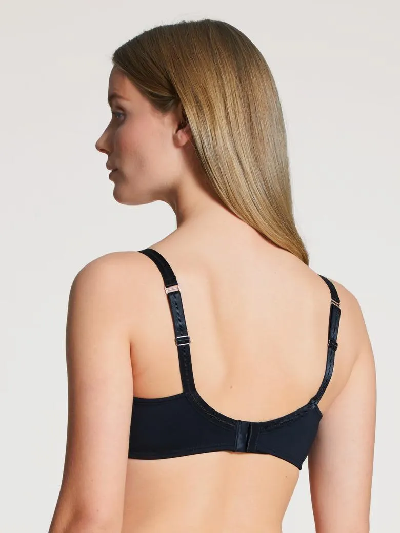 Sensitive lightly padded underwire bra