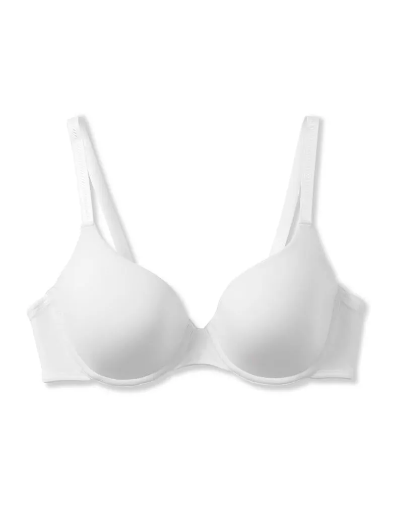 Sensitive lightly padded underwire bra